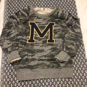 Camo University of Michigan Sweatshirt